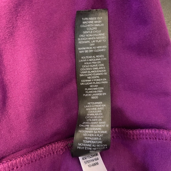 White House Black Market Purple Draped Waist Tank Top Women's Size XXS - Picture 11 of 12